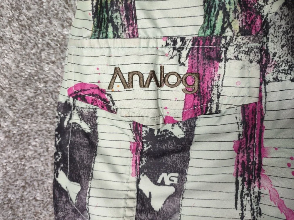 Analog Boardshorts Men 30 Multicolor Pink Skulls Parrot Motif Swim Surf Trunks